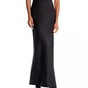 NWT Anine Bing Bar Silk Black Maxi Skirt Small